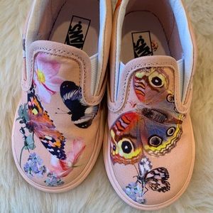 Vans Toddler Slip On Butterfly Print